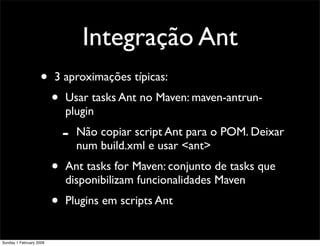 Maven - Gestão de Builds e Dependencias