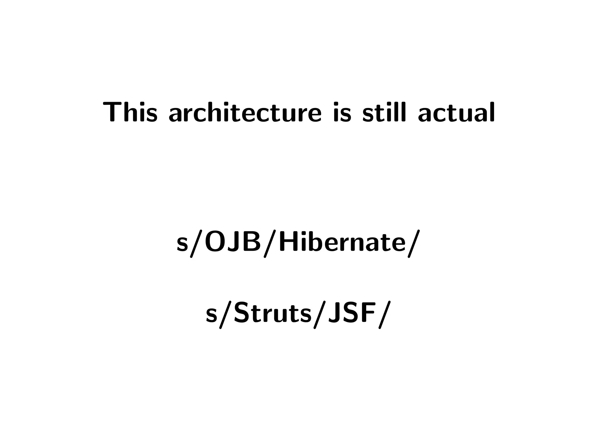 The tale of the Fénix architecture