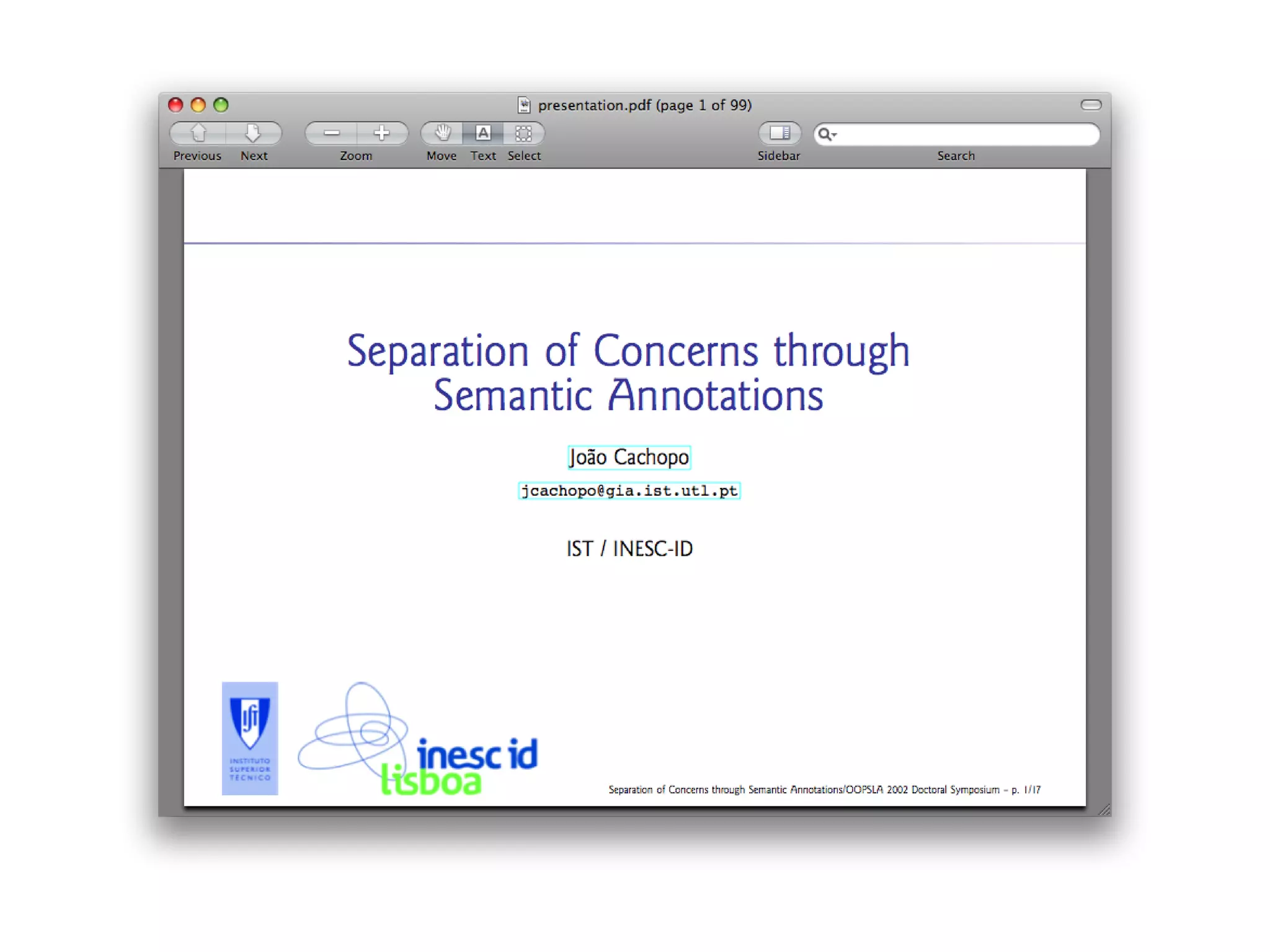 The tale of the Fénix architecture