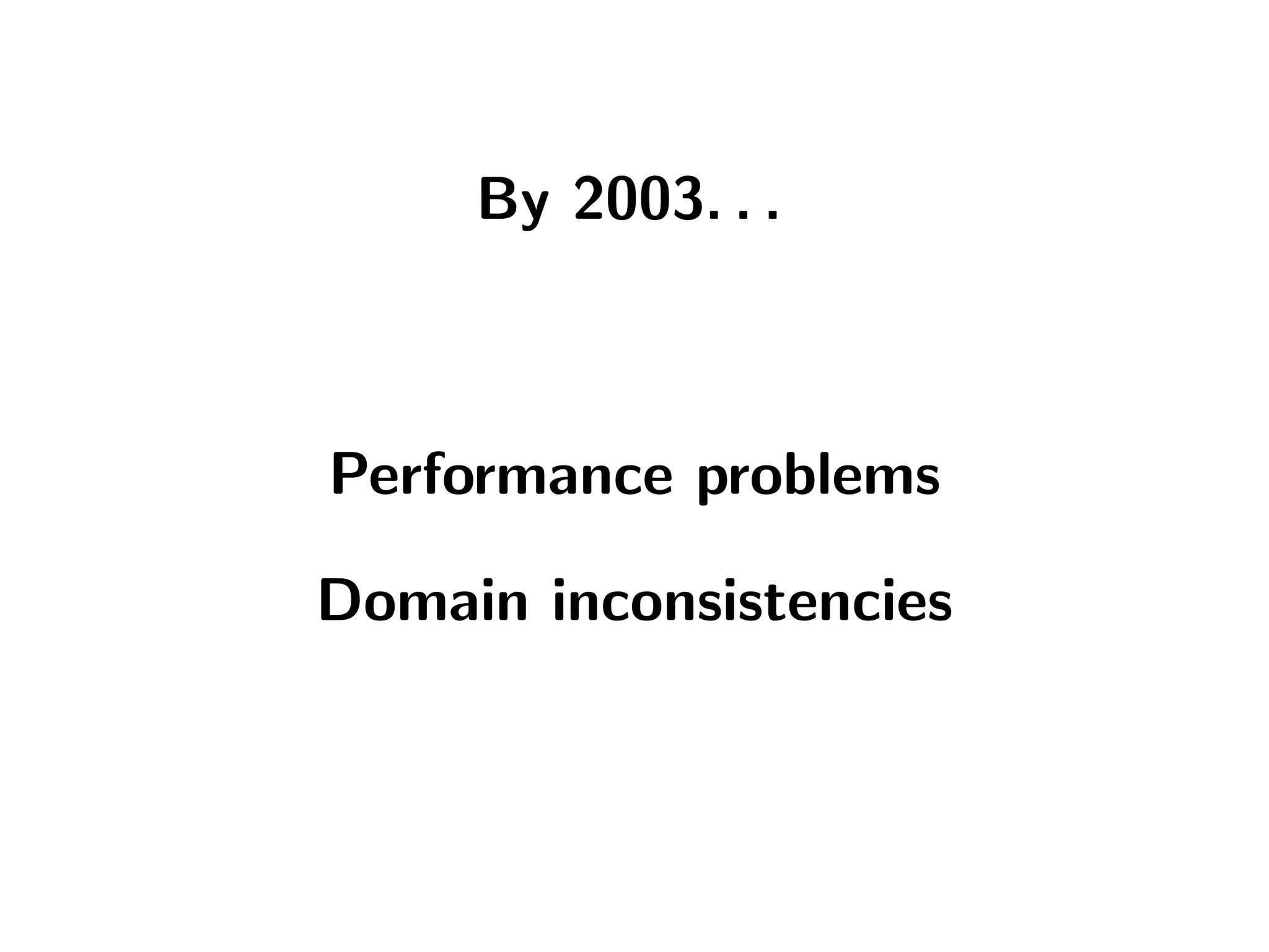 The tale of the Fénix architecture