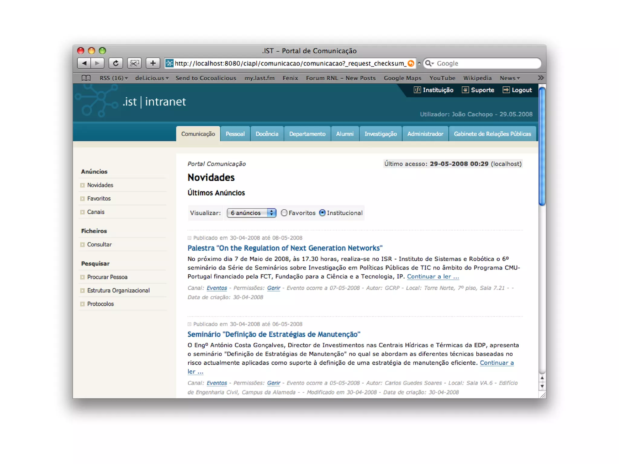 The tale of the Fénix architecture