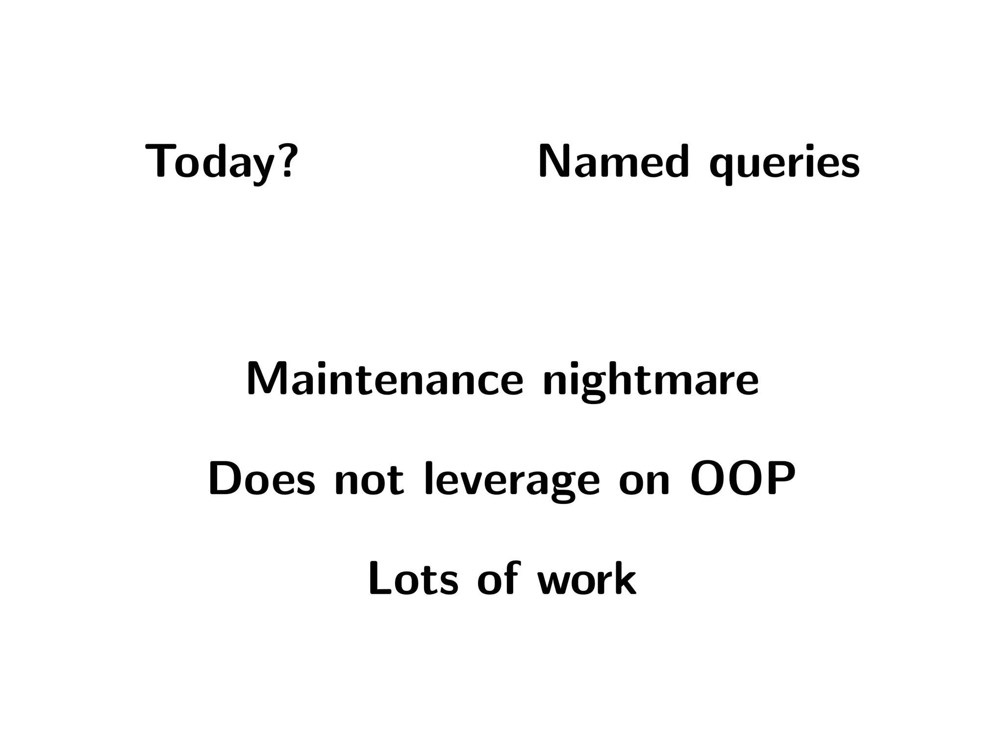 The tale of the Fénix architecture