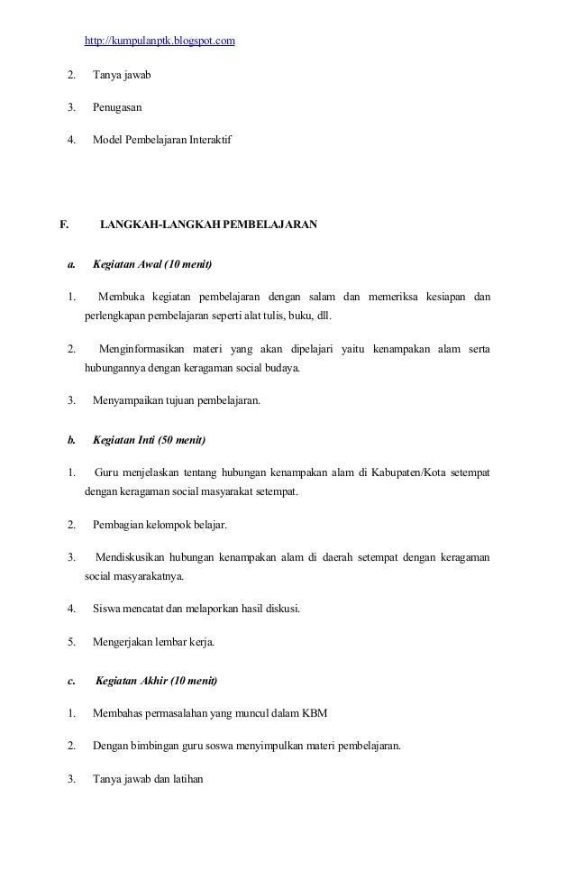 Ptk ips-kelas-iv-menggunakan-model-pembelajaran-interaktif