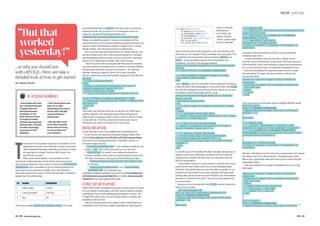 28 #PTK www.ukoug.org
By Samuel Nitsche
10-S E C O N D S U M M A R Y
Automated self-tests
are a fundamental part
of application and
web development
nowadays, to the
point where it’s hard
to imagine modern
software development
without them. Yet they
are still surprisingly
uncommon in the
database.
This article shows how
easy it is to start
developing self-tests in
Oracle with utPLSQL
version 3 (https://
utplsql.org).
We also take a look
at the many benefits
these tests can bring
to your project and
your software.
…or whyyou should test
with utPLSQL. Here, we take a
detailed look at how to get started
#PTK 29
TECH | utPLSQL
T
he lament in the headline might be very familiar to most
developers and even more painfully to quite a few users.
“What happened between yesterday and today to cause
my application to break? And why did it have to be
reported by my user?”
After some contemplation, we remember a small
change we made yesterday, shortly before leaving for home.
The customer asked for a new column in the View v_starwars_
characters which we added on the fly. Nothing special, but
very urgent, and it seemed so simple: just a new field with
information about the movies in which the Star Wars characters
appear (see the table below). 
ID NAME EPISODES
1 Darth Vader 3,4,5,6
2 Luke Skywalker 4,5,6,7,8
3 Rey 7,8
 
This is very simple create or replace view. Of course
  1) update_name
      ORA-01732: Data manipulation operation not
legal on this view
      ORA-06512: in «SITHDB.UT_V_STARWARS_
CHARACTERS», line 10
      ORA-06512: in line 6
Finished in ,002346 seconds
1 tests, 0 failed, 1 errored, 0 disabled, 0
warning(s)
As expected the test fails and utPLSQL even provides the
complete stack trace.
 It’s also noteworthy that we don’t get a “failed” but an
“errored” test in the final test run summary. The test caused an
ORA-exception, which the framework caught and documented
for us. If we had more tests, those would nonetheless be run.
Now we can address the essential problem and re-create
the lost instead-of trigger (for demonstration without any
functionality first):
create or replace trigger save_v_starwars_
characters
  instead of update on v_starwars_characters
  for each row
  begin
    null;
  end;
 
If we now re-run our test-suite, we get a slightly different result: 
call ut.run();
View: V_STARWARS_CHARACTERS
  Update character-name via view [,409 sec]
(FAILED - 1)
 
Failures:
 
  1) update_name
      Actual: ‹Test-Char› (varchar2) was
expected to equal: ‹Darth utPLSQL’ (varchar2)
      at «SITHDB.UT_V_STARWARS_CHARACTERS.
UPDATE_NAME», line 14 ut.expect(l_actual_name).
to_equal(‘Darth utPLSQL’);
 
 
Finished in ,41099 seconds
1 tests, 1 failed, 0 errored, 0 disabled, 0
warning(s)
The test is still failing, but this time it’s our expectation that caused
the failure and not an ORA-exception. The failure report also
tells us very specifically what went wrong and in which line the
expectation failed.
Now we implement the trigger completely and run our test-
suite again:
create or replace trigger save_v_starwars_
characters
  instead of update on v_starwars_characters
  for each row
  begin
    update star_wars_characters
      set name = :new.name
      where id = :new.id;
  end;
/
 
call ut.run();
View: V_STARWARS_CHARACTERS
  Update character-name via view [,004 sec]
we tested afterwards via select if the new column shows the
expected results. But if we now try to change the name of a
character, we get the following database error:
„ORA-01733: virtual column not allowed here"
Maybe you already guessed it, maybe you experienced this
special behaviour by the Oracle database yourself: whenever you
replace a view, the belonging instead-of trigger is lost. A small,
simple change, with big and annoying consequences.
How could we have prevented this error? “Better testing” is an
obvious answer and it won’t take long until we get to checklists
and standardised test protocols to be sure that every important
aspect of our application is tested, after every change.
 That’s the point where automated self-tests become interest-
ing, because they are exactly that: a number of narrowly defined,
standardised checks of a certain functionality — for example,
whether updating a specific column of a view is possible.
We can create such a test with straight standard PL/SQL like this:
declare
  l_name varchar2(2000);
begin
  update v_starwars_characters set name =
‘Anakin Skywalker’ where id = 1;
  select name into l_name
    from v_starwars_characters where id = 1;
  if ( l_name <> ‘Anakin Skywalker’) then
    raise_application_error(-20000, ‘Update did
not work!’);
  end if;
end;
 We could now save this block as a script and run it after every
update. However, this would become pretty confusing and
tedious with a growing number of tests, which is why it’s helpful
to use utPLSQL. The free, actively maintained open source
framework can take a lot of work out of our hands.
 
INSTALLING utPLSQL
To use utPLSQL it has to be installed into the database first.
To do this you can download the latest release version from
GitHub (https://github.com/utPLSQL/utPLSQL/releases/latest).
You can find some prepared scripts in the folder “source“ to
smoothly install utPLSQL:
“install_headlesss.sql” to do a default-installation into
schema “ut3” with public synonyms (run as sys-user)
“install.sql” to install it into a different schema (no
sys-user needed). In that case you need to grant access to the
utPLSQL functions by running one of the following scripts:
“create_synonyms_and_grants_for_public.sql”
for all users
“create_user_grants.sql” and “create_user_
synonyms.sql” for a specific user
A detailed installation guideline can be found at: http://utplsql.org/
utPLSQL/latest/userguide/install.htmlor infolderdocs/userguide/
install.html of the downloaded ZIP archive.
 
A FIRST TEST WITH utPLSQL
While most PL/SQL developers are used to the procedural model
and rely heavily on packages, utPLSQL uses the object-oriented
possibilities of the Oracle database and provides a “fluent” API.
It might look odd at first, but you will get used to it quickly and
probably come to love it.
utPLSQL provides some very helpful public methods after its
installation, first of all the so-called “expectations” (see Figure 1).
Figure 1: utPLSQL
Expectations.
For PL/SQL, the
object-oriented,
“fluent” syntax might
be a bit unfamiliar
The second key part of the framework is the “annotations” with
which we can turn regular PL/SQL packages into test-suites. This
is a utPLSQL test-suite header with annotations %suite und
%test – these are getting parsed and interpreted by the
framework, but only in the package-headers:
create or replace package ut_v_starwars_charac-
ters as
  -- %suite(View: V_STARWARS_CHARACTERS)
  -- %test(Update character-name via view)
  procedure update_name;
end;
 Here, %suite is the only annotation that is absolutely necessary.
It tells utPLSQL that the package is in fact a test-suite. With %test
we mark the subsequent procedure as a test, which we can now
implement inside the package body as usual:
create or replace package body ut_v_starwars_
characters as
  procedure update_name
  as
    l_actual_name v_starwars_characters.name%-
type;
  begin
    -- Arrange: Setup test-data
    insert into star_wars_characters (id, name)
values (-1, ‘Test-Char’);
    -- Act: Do the actual update
    update v_starwars_characters set name =
‘Darth utPLSQL’ where id = -1;
    -- Assert: Check the output
    select name into l_actual_name from
v_starwars_characters where id = -1;
    ut.expect(l_actual_name).to_equal(‘Darth
utPLSQL’);
  end;
end;
In a similar way to the standard PL/SQL example, we execute an
update on the view. Afterwards we select the column we just
updated and compare the result with our expected value via
utPLSQL-expectation.
 One problem we face in a test scenario is that we don’t know
exactly which data might exist in our current database state.
Therefore, we initially make sure we have data to update. In our
example, we use a little trick to avoid collisions with eventually
existing data: most primary keys are INTEGERs, but if the related
Sequence or Identity starts with 1, we can just use negative IDs
for our test data.
Now we can run the test with the ut.run-method. Here’s the
result of the unit-test:
 set serveroutput on
call ut.run(‘ut_v_starwars_characters’);
View: V_STARWARS_CHARACTERS
  Update character-name via view [,002 sec]
(FAILED - 1)
 
Failures:
“But that
worked
yesterday!”
 