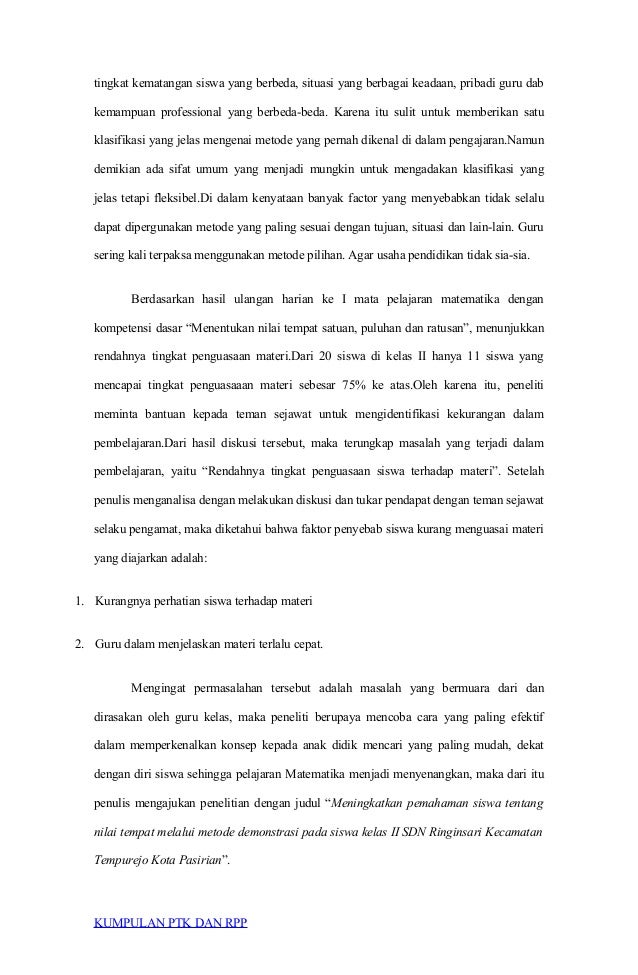 Ptk matematika sd kelas 2