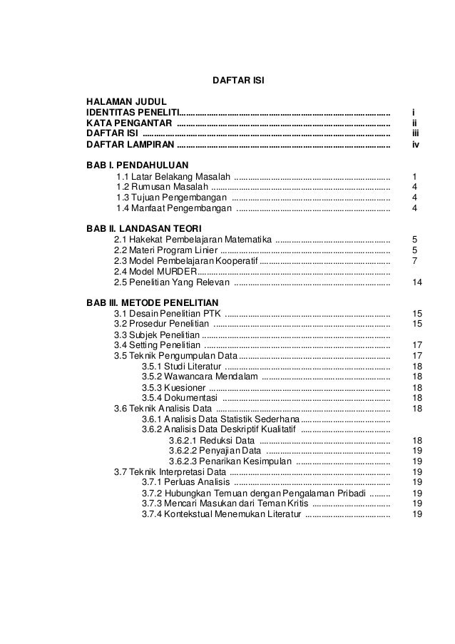 Contoh Ptk Sd Lengkap Dengan Lampiran B1 Efirainvestt