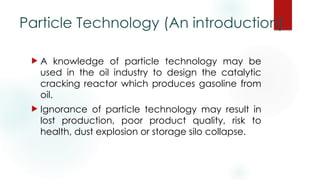 pt lec.pptx particle technology ppt engr | PPTX