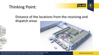 Thinking Point:
Distance of the locations from the receiving and
dispatch areas
https://www.pressebox.de/pressemitteilung/witron-logistik-informatik-gmbh/Sobeys-Kanada-
Vollautomatische-Kommissionierung-im-Frische-und-Tiefkuehlbereich/boxid/788662
 