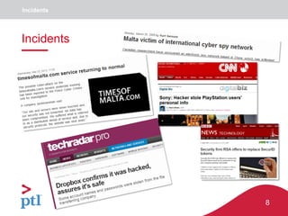 8
Incidents
Incidents
 