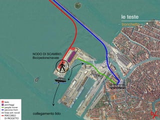 le teste
                     tronchetto




NODO DI SCAMBIO
Bici/pedone/navale




collegamento lido
 
