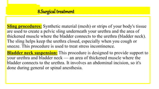 PT MANAGEMENT OF URINARY INCONTINENCE.pptx