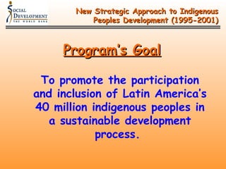 Indigenous people and sustainable development | PPT
