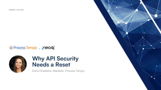 Reduce API Security Risk by Leveraging Graph Analytics Webinar Slides