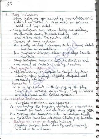 ASNT Liquid Penetrant Testing (PT) Level III Notes - Dr. Samir Saad (Handwriting)