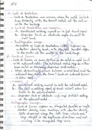 ASNT Liquid Penetrant Testing (PT) Level III Notes - Dr. Samir Saad (Handwriting)