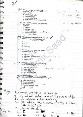 ASNT Liquid Penetrant Testing (PT) Level III Notes - Dr. Samir Saad (Handwriting)