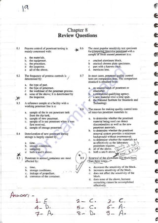 ASNT Liquid Penetrant Testing (PT) Level III Notes - Dr. Samir Saad (Handwriting)