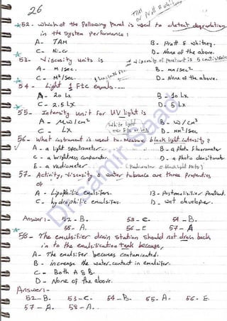 ASNT Liquid Penetrant Testing (PT) Level III Notes - Dr. Samir Saad (Handwriting)