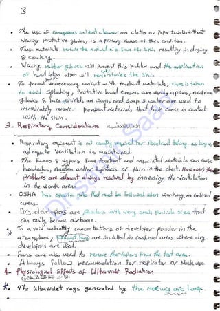 ASNT Liquid Penetrant Testing (PT) Level III Notes - Dr. Samir Saad (Handwriting)