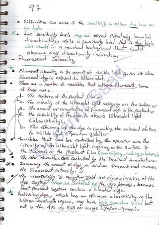 ASNT Liquid Penetrant Testing (PT) Level III Notes - Dr. Samir Saad (Handwriting)