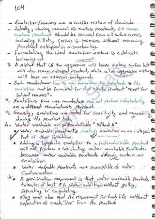 ASNT Liquid Penetrant Testing (PT) Level III Notes - Dr. Samir Saad (Handwriting)