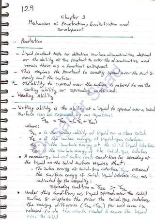 ASNT Liquid Penetrant Testing (PT) Level III Notes - Dr. Samir Saad (Handwriting)