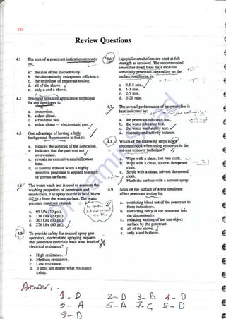 ASNT Liquid Penetrant Testing (PT) Level III Notes - Dr. Samir Saad (Handwriting)