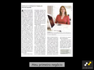 Meu primeiro negócio 