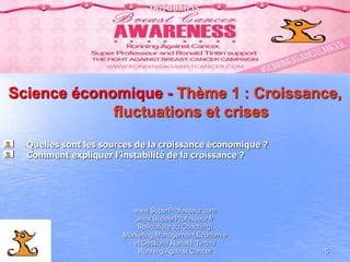 Programme officiel de SES (Sciences Economiques et Sociales) depuis 2013 au BAC ES @SuperProfesseur by Ronald Tintin