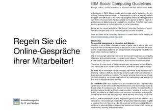 Regeln Sie die
Online-Gespräche
ihrer Mitarbeiter!



                     Dr. Ute Hillmer, Seite 21
 