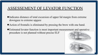 Ptosis, Definition,Clinical Features,Management | PDF