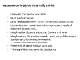 ptosis evaluation and management presentation | PPT