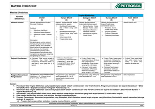 She Risk Management Model Comprehensive SHE Risk Matrix for Workplace Safety Management | PDF