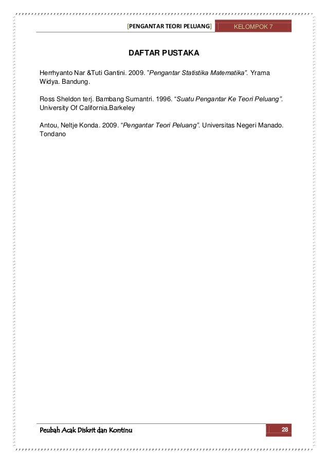 Konsep Soal Dan Pembahasan Variabel Acak Diskrit, Paling ...