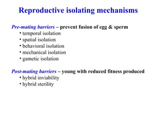Species and speciation | PPT