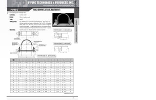 Pipe Supports Catalog - PT&P