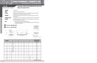 Pipe Supports Catalog - PT&P