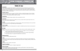 Pipe Supports Catalog - PT&P