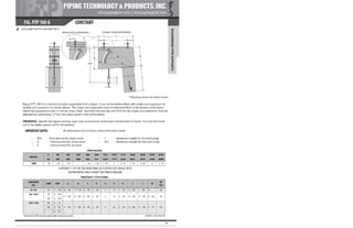 Pipe Supports Catalog - PT&P