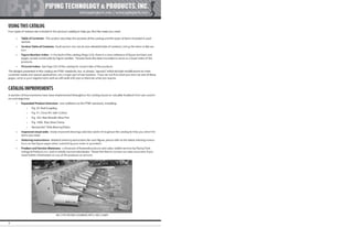 Pipe Supports Catalog - PT&P