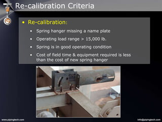Spring Support Value Constant Spring Supports Webinar | PPT