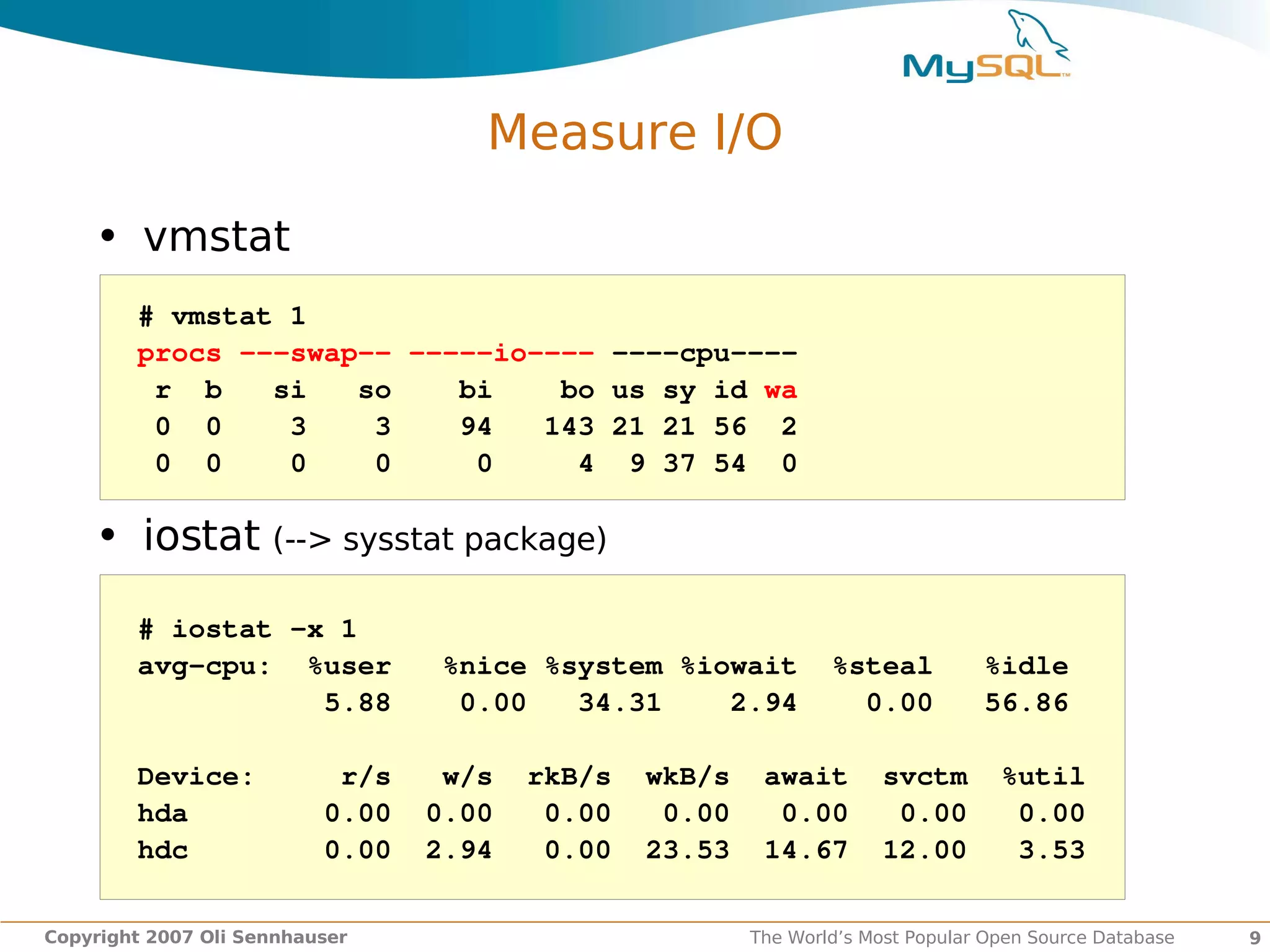 MySQL Performance Tuning | PDF | Databases | Computer Software and ...