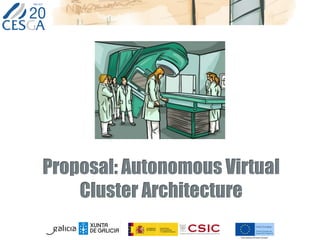 Proposal: Autonomous Virtual
Cluster Architecture
 