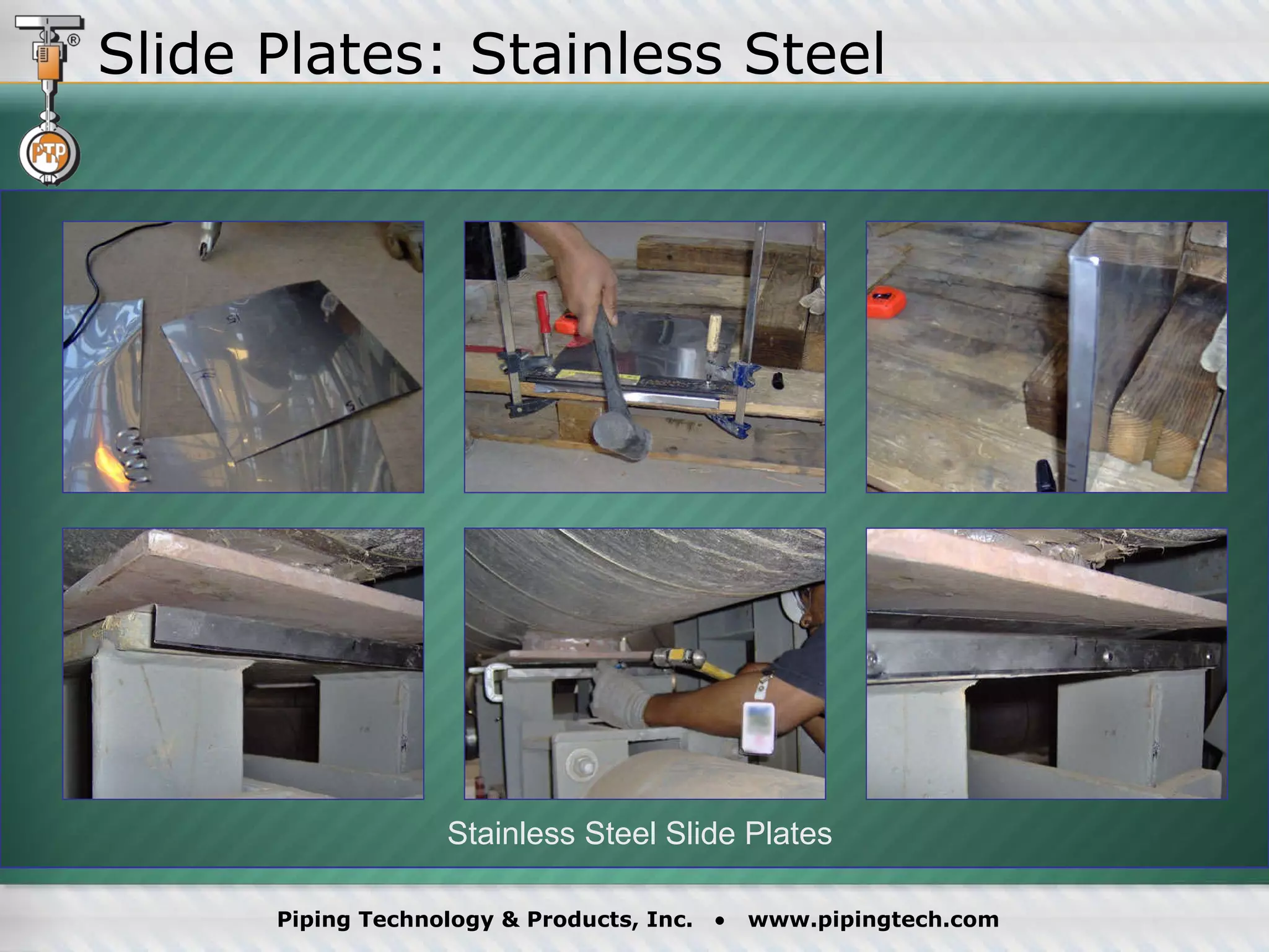 Stainless Steel Slide Plates Slide Plates: Stainless Steel 