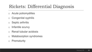 Physiotherapy for Rickets and Osteomalacia | PPTX