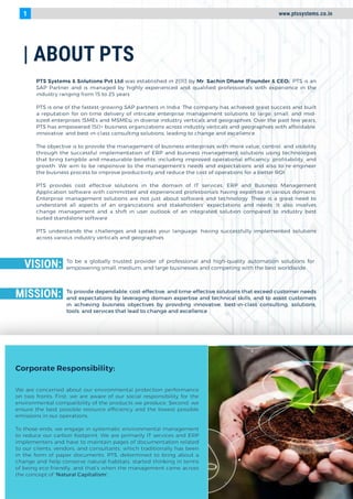 PTS SYSTEMS & SOLUTIONS, NAVI MUMBAI....