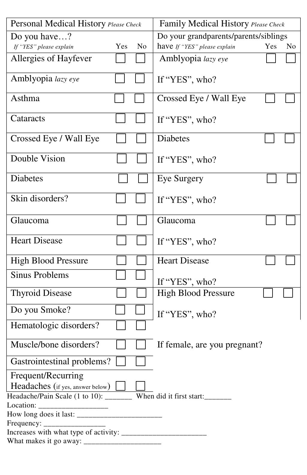 Pt screening questionaire doc