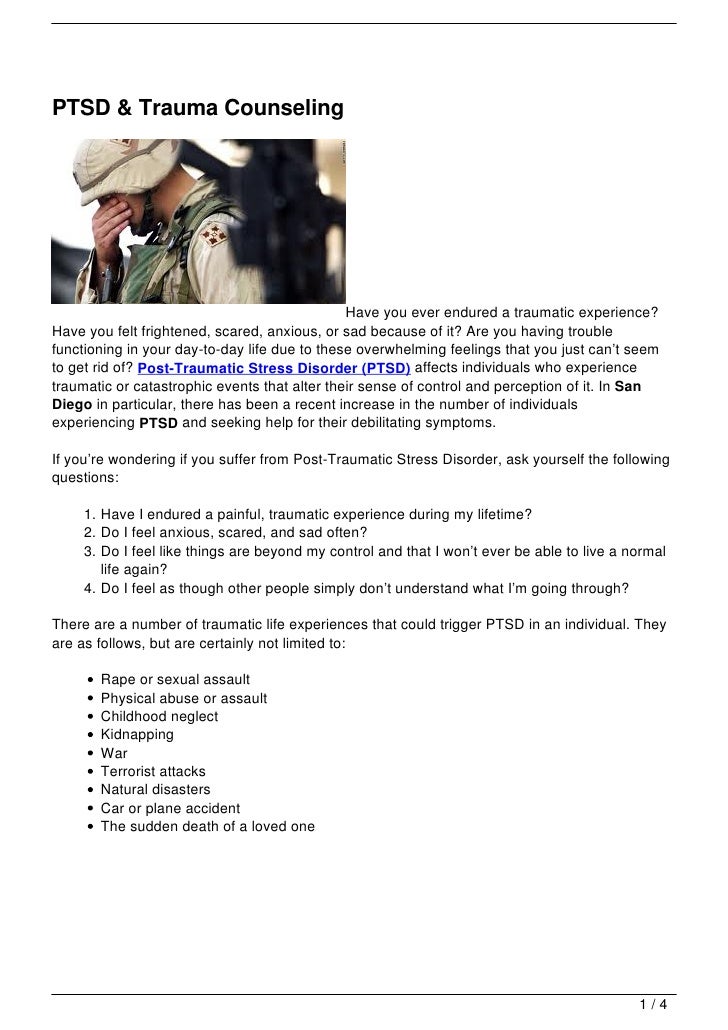trauma counseling