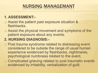 POST TRAUMATIC STRESS DISORDER | PPTX