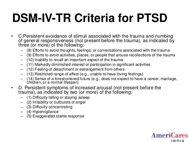 Ptsd And Vulnerablity